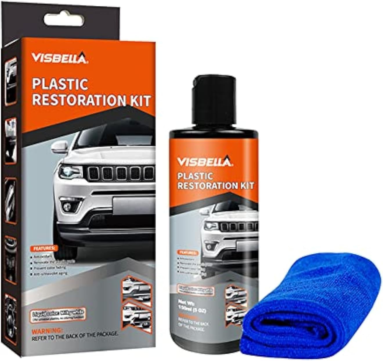 Plastic Restoration Kit VISBELLA – set za obnovu plastike, restauracija spoljne i unutrašnje plastike