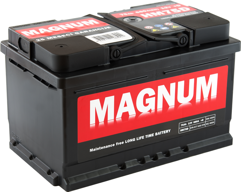 Magnum akumulator 75ah D+
